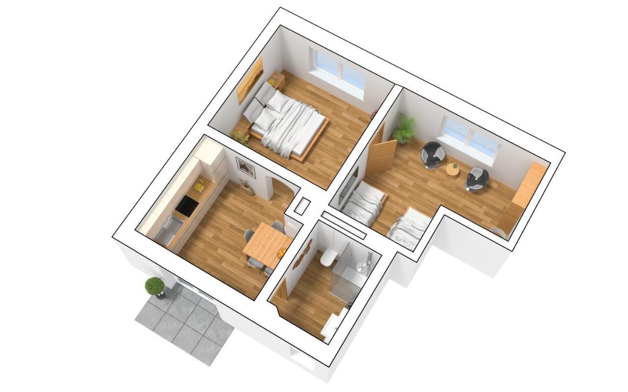 Ferienwohnung Cassiopeia Harzgerode Buitenkant foto